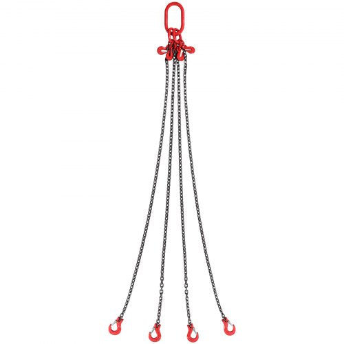 Chain Sling 14 inch x 5 ft Lifting Chains with Hooks G80 Engine Chain