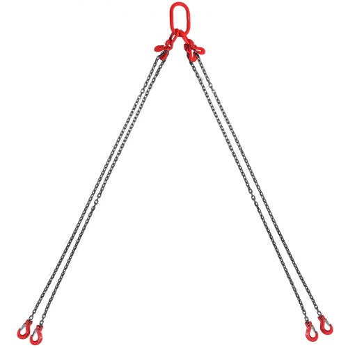 Chain Sling 14 inch x 5 ft Lifting Chains with Hooks G80 Engine Chain