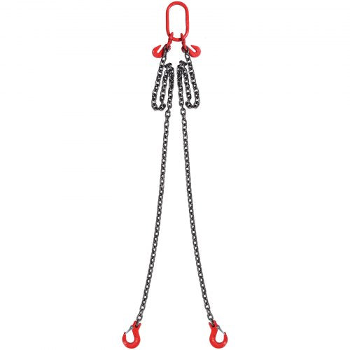 Chain Sling 516 inch x 6 ft Lifting Chains with Hooks G80 Engine Chain