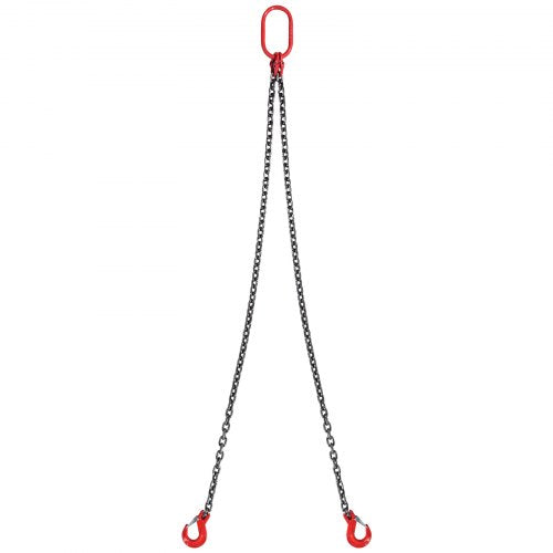 Chain Sling 516 inch x 5 ft Lifting Chains with Hooks G80 Engine Chain