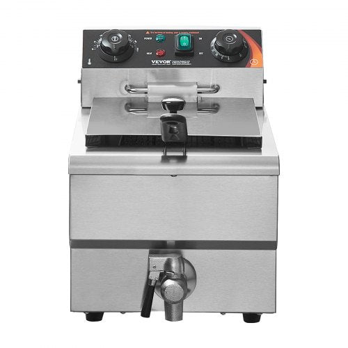 Commercial Deep Fryer 1500W Electric Countertop With Basket 116Qt 11L