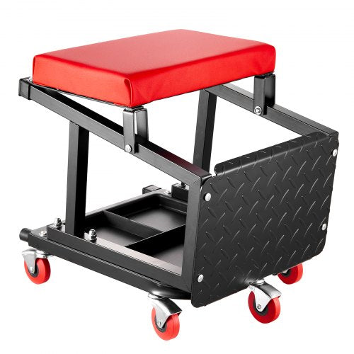 Mechanic Stool 300 lbs Capacity Garage SeatWork Stool with Wheels 360°