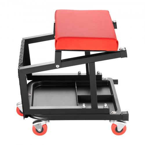 Mechanic Stool 300 lbs Capacity Garage SeatWork Stool with Wheels 360°