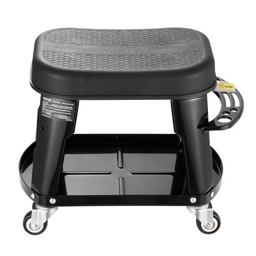 Mechanic Stool 300 lbs Capacity Garage SeatWork Stool with Wheels 360°