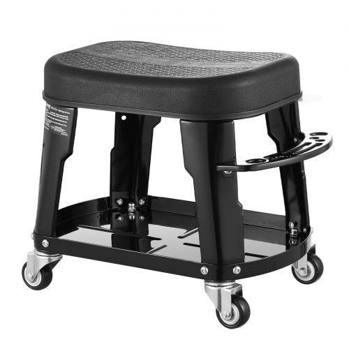 Mechanic Stool 300 lbs Capacity Garage SeatWork Stool with Wheels 360°