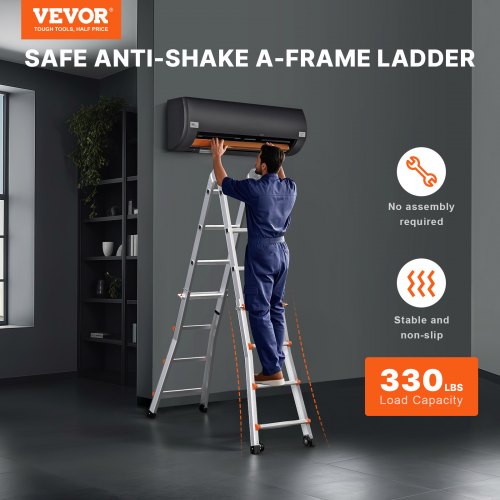 Telescoping Ladder A Frame 13 FT Extension MultiFunction for Homework