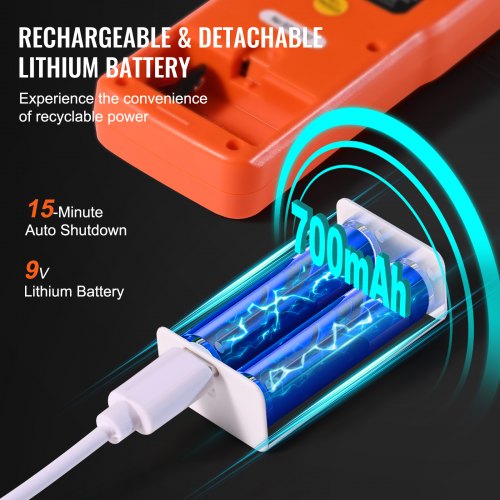 3in1 EMF Meter 5Hz – 35GHz Handheld Rechargeable Electromagnetic Field