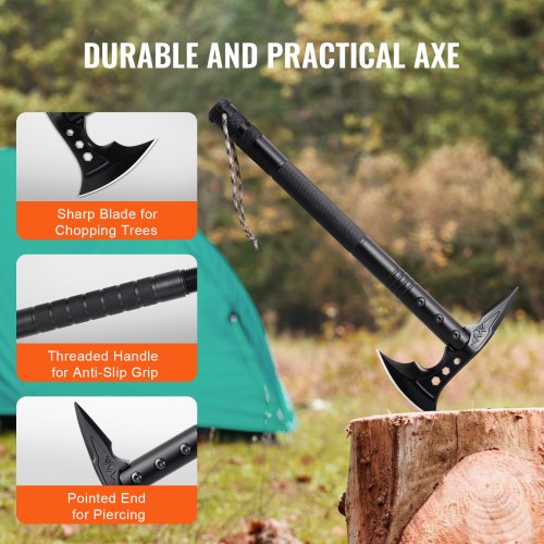 Survival Shovel Survival Axe 28in1 Camping Folding Shovels with Hatchet