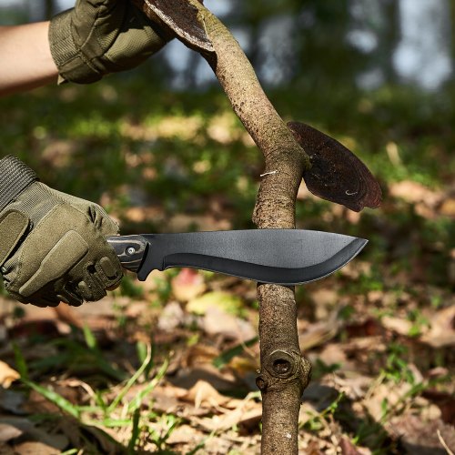 Hunting Knife and Hatchet Axe Combo Set with Sheath Fixed Blade Tactical