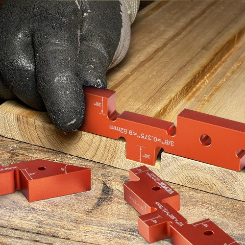 Router Table Setup Bars 14 pcs Precision Aluminum Setup Blocks Height