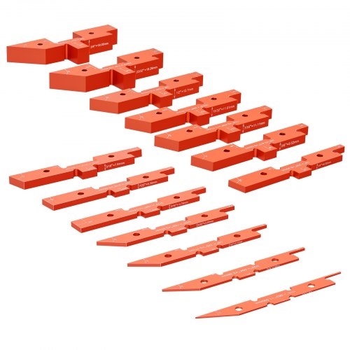 Router Table Setup Bars 14 pcs Precision Aluminum Setup Blocks Height