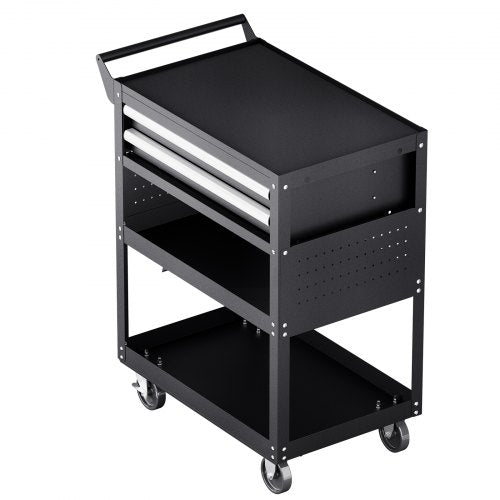 5Tier Tool Cart with Wheels 400 lbs Load Capacity Rolling Work Cart with Wheels