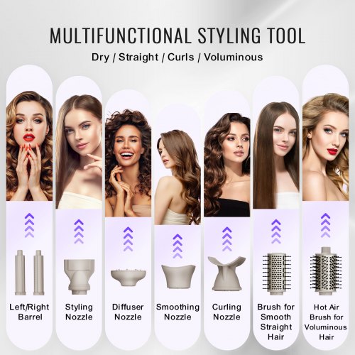 8 in 1 Curling Iron Ceramic 125Inch Curling Wand Set with 2 Barrels 2