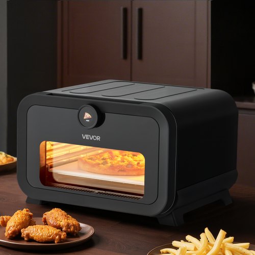 Pizza Oven 8 Presets Electric Ovens Air Fry Combo 12Inch Indoor Maker Smart