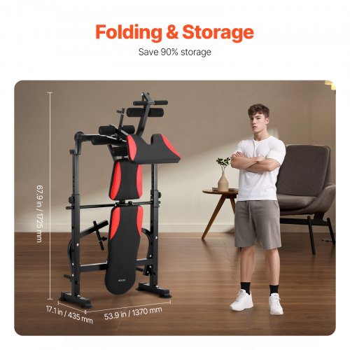 Weight Bench MultiFunctional Adjustable Weight Bench Press for Full Body
