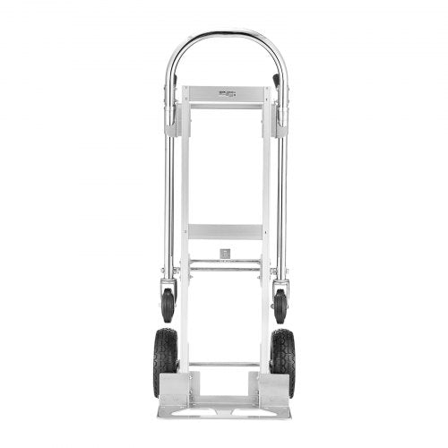2 In 1 Hand Truck 1000 Lbs Load Capacity For 4Wheel Mode Convertible Dolly