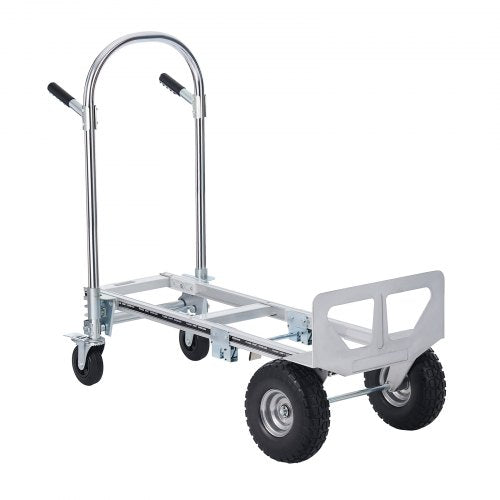 Aluminum Folding Hand Truck 2 in 1 Design 1000 lbs Capacity Heavy Duty
