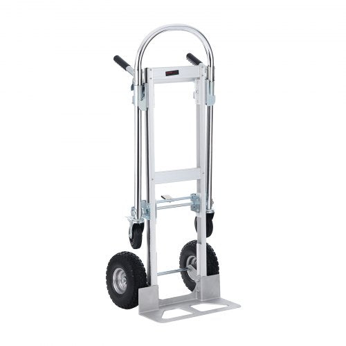 Aluminum Folding Hand Truck 2 in 1 Design 1000 lbs Capacity Heavy Duty