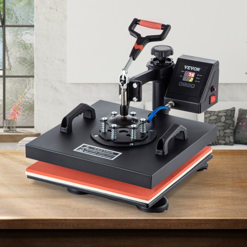 Heat Press 5 in 1 15 x 15 Inch Heat Press Machine Dual LED Display Heat
