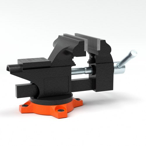 45 Bench Vise w Anvil 240°Swivel Base Heavy Duty Multipurpose Vise – 10 L