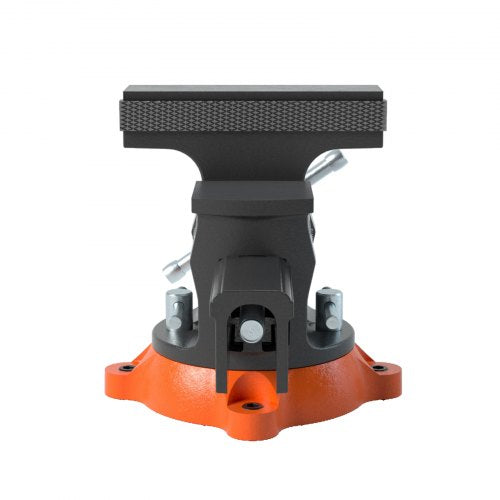 65 Bench Vise w 360°Swivel Locking Base Twoway Jaw Ductile Iron – 28 L