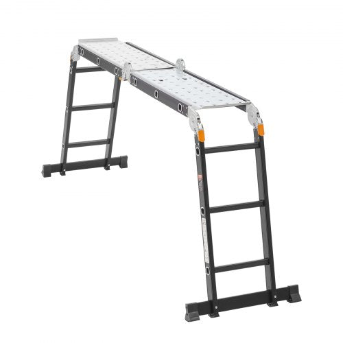 MultiPurpose Folding Ladder 7in1 Tall Extension Step Ladder A Frame 3