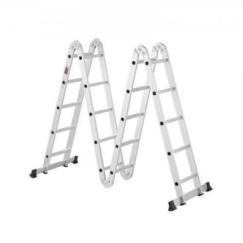 MultiPurpose Folding Ladder 7in1 Tall Extension Step Ladder A Frame 5
