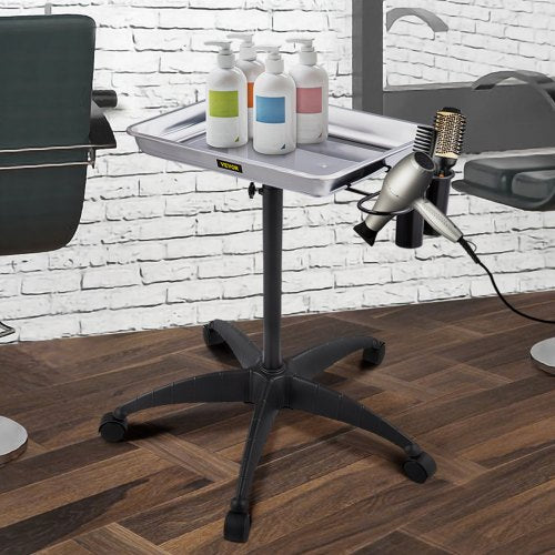 Mayo Stand Medical Tray Height Adjustable Stainless Steel Salon Tray Easy