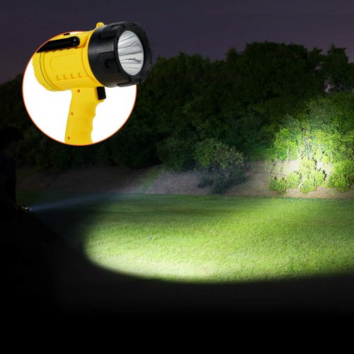 Rechargeable Spotlight Flashlight 1000000 Lumens IP67 Waterproof Handheld