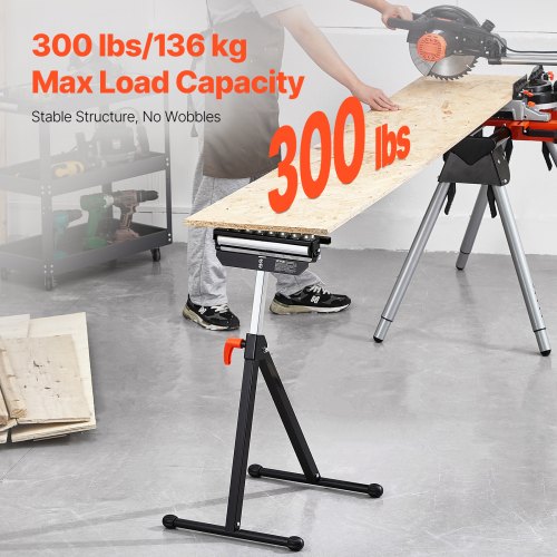 Roller Stand 300 lb Load Capacity 268425 in Adjustable Height Folding