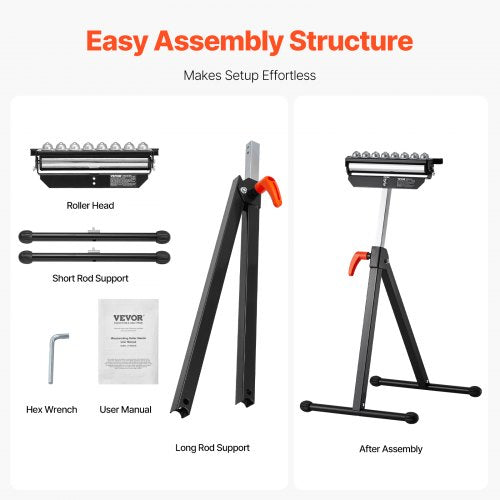 Roller Stand 300 lb Load Capacity 268425 in Adjustable Height Folding