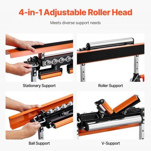 4in1 Roller Stand 440 lb Load Capacity 3350 in Adjustable Height