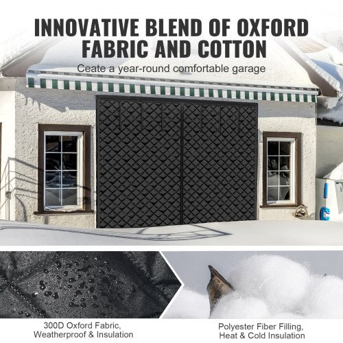 Garage Door Screen for Winter 103 x 814 ft Garage Door Insulation Kit