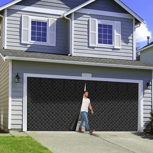 Garage Door Screen for Winter 163 x 715 ft Garage Door Insulation Kit