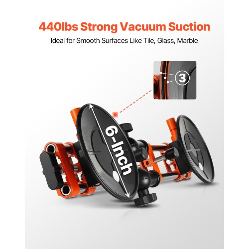 Seamless Seam Setter 2 Packs Granite With 6 In Vacuum Suction Cups Joiner For
