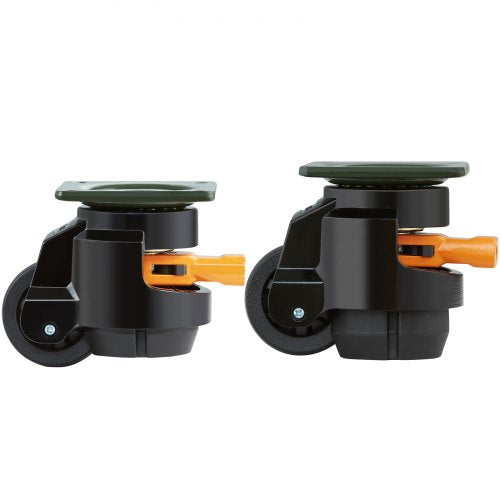 Leveling Casters 4Pack Heavy Duty 360° Swivel Caster Wheels Hold up to 1100 lbs