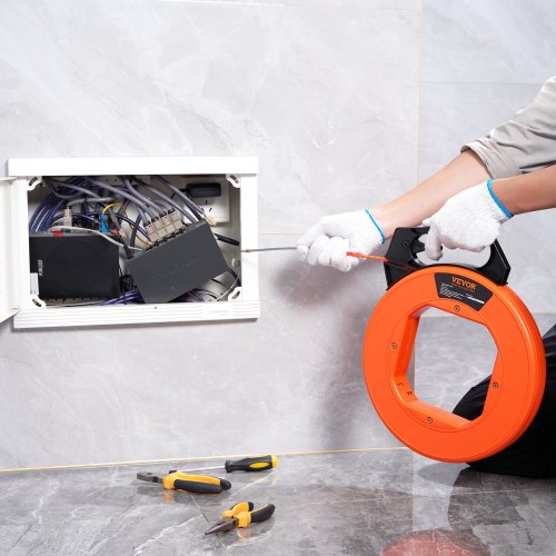 Fish Tape 125foot 316inch PET Wire Puller with Optimized Housing and Handle