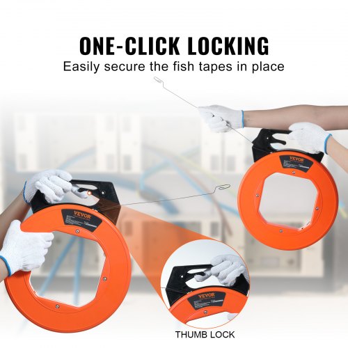Steel Wire Puller 240ft 18in with Enhanced Housing Handle Simplified