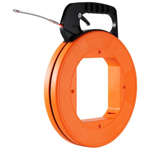 Fish Tape Wire Cable Line Puller 100 ft 14 in PET with High Plastic Case