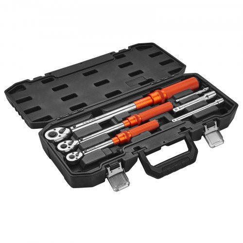 Click Torque Wrench Set 3 Pieces 14 38 12 Inch Drive 10170 lbfft