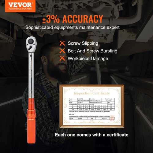 Torque Wrench 12inch Drive Click Torque Wrench 10150ftlb14204nm