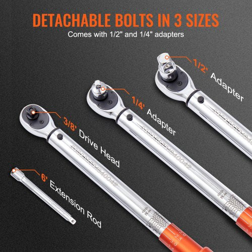 Torque Wrench 38inch Drive Click Torque Wrench 1080ftlb14110nm