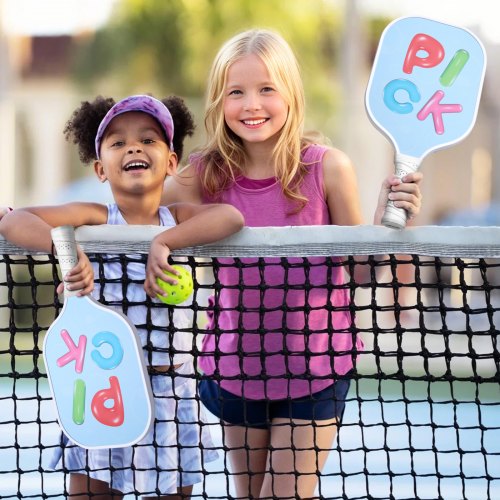 Kids Pickleball Paddle Lightweight Youth Pickleball Paddle with Small Grip