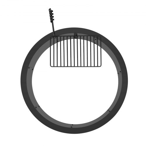 Fire Pit Ring Fire Pit Insert with Barbecue Fire Ring 35In Outer31In