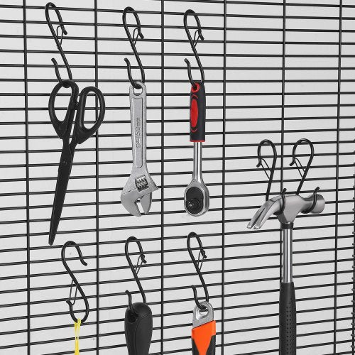 S Hooks 36 Pack 3968 Lbs Capacity For Bars Up To 085 Inch Shaped With Safety