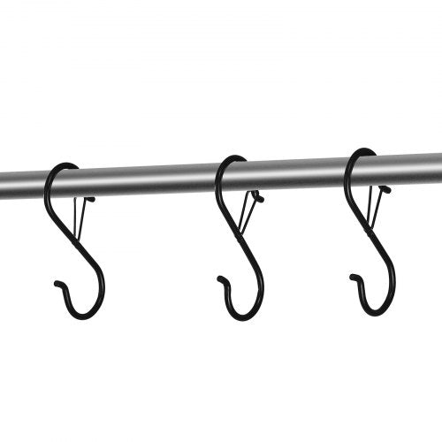 S Hooks 36 Pack 3968 Lbs Capacity For Bars Up To 085 Inch Shaped With Safety