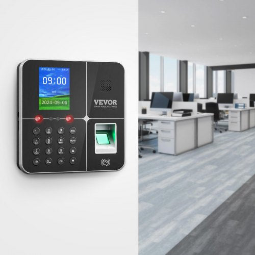 Time Clocks for Employees Small Business with Face Fingerprint RFID and PIN