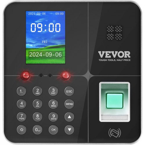 Time Clocks for Employees Small Business with Face Fingerprint RFID and PIN