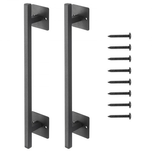 Barn Door Handle 2Pcs 12.6 In Rustic Fence Gate Rustresistant Coating Heavy