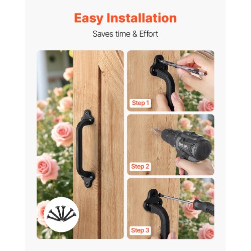 Barn Door Handle 9 In Rustic Fence Gate Rustresistant Coating Heavy Duty